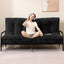 Black Futon Mattress Full Size, Extra Thick Sofa Bed Adults Foldable Mattress 8