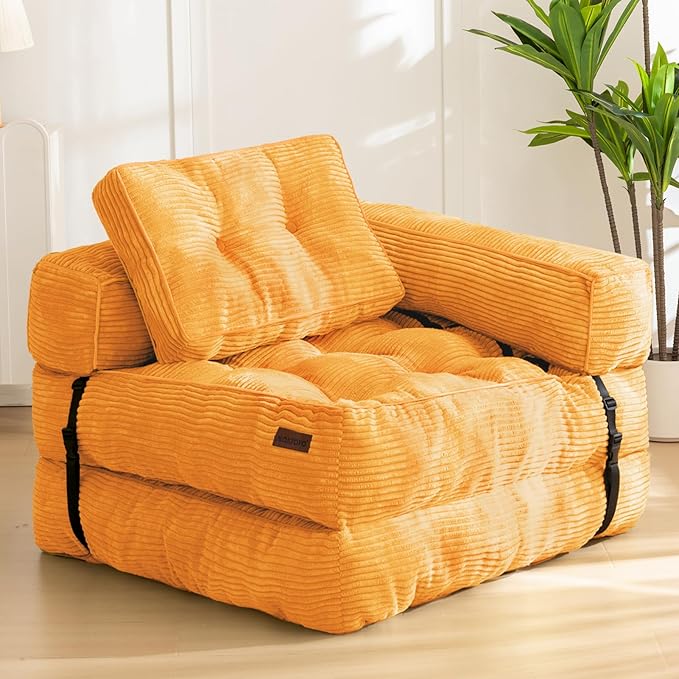 #S07 Colorful Single Folding Sofa Bed Compressible Sofa
