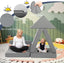 【K01】Grey 22Pcs Modular Kids Play Couch-Inspiring Child Creativity,Children Convertible Foam Sofa