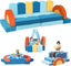 【K02】22Pcs Modular Kids Play Couch-Ocean Theme Modular Sofa for Inspiring Creativity