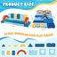 【K02】22Pcs Modular Kids Play Couch-Ocean Theme Modular Sofa for Inspiring Creativity