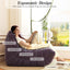 #S06 Bean Bag Chair,Lazy Floor Sofa Couch for Adults and Kids