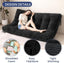 Black Futon Mattress Full Size, Extra Thick Sofa Bed Adults Foldable Mattress 8"