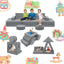 22Pcs Modular Kids Play Coach - Kids Couch for Playroom Bedroom Living Rooms Toddler Sofa for Inspiring Child Creativity,Children Convertible Foam Sofa