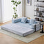 #S10 Chenille Folding Mattress Sofa Convertible Floor Sofa Bed
