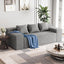 Cat-Scratch Resistant Linen Modern 3-Seater Sofa