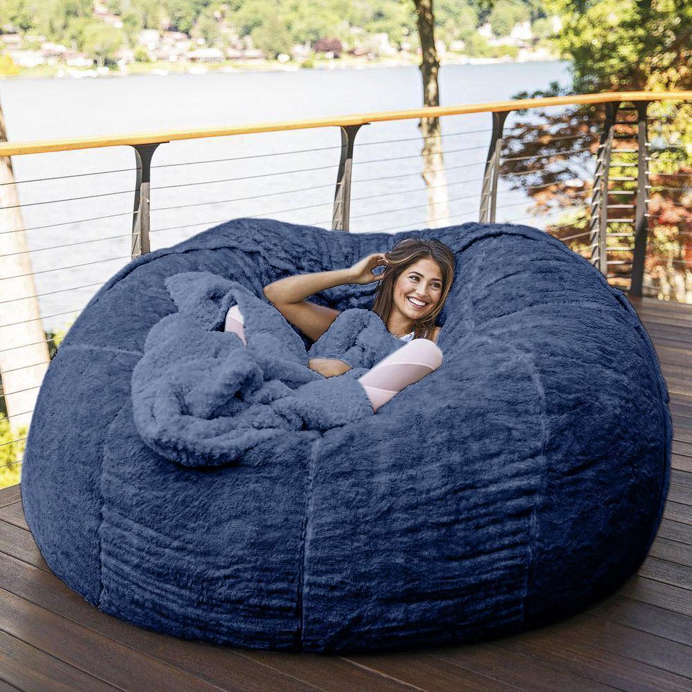 #S02 Ball Compressible Sponge Sofa Lazy Sofa