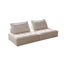 #S03 Compressible Sponge Single Sofa Corduroy Tofu Block Boneless Sofa