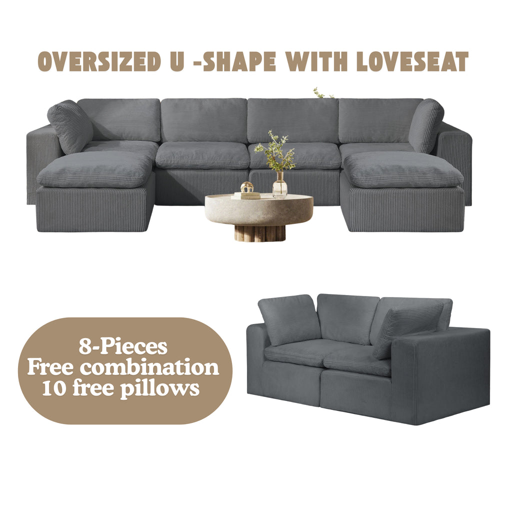 A01 Boneless Couch With Cushion