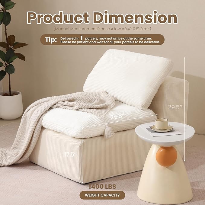 #M03 Cloud Sectional Couch with Sponge Cushion