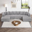 131" Modular Corduroy Sectional Couch, Luxury Couches for Living Room