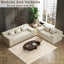 Cat-Scratch Resistant Linen Modern 3-Seater Sofa