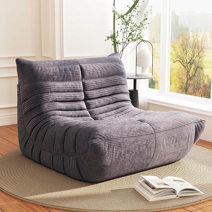 #S06 Bean Bag Chair,Lazy Floor Sofa Couch for Adults and Kids