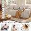 Cat-Scratch Resistant Linen Modern 3-Seater Sofa