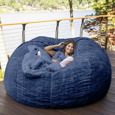 #S02 Ball Compressible Sponge Sofa Lazy Sofa