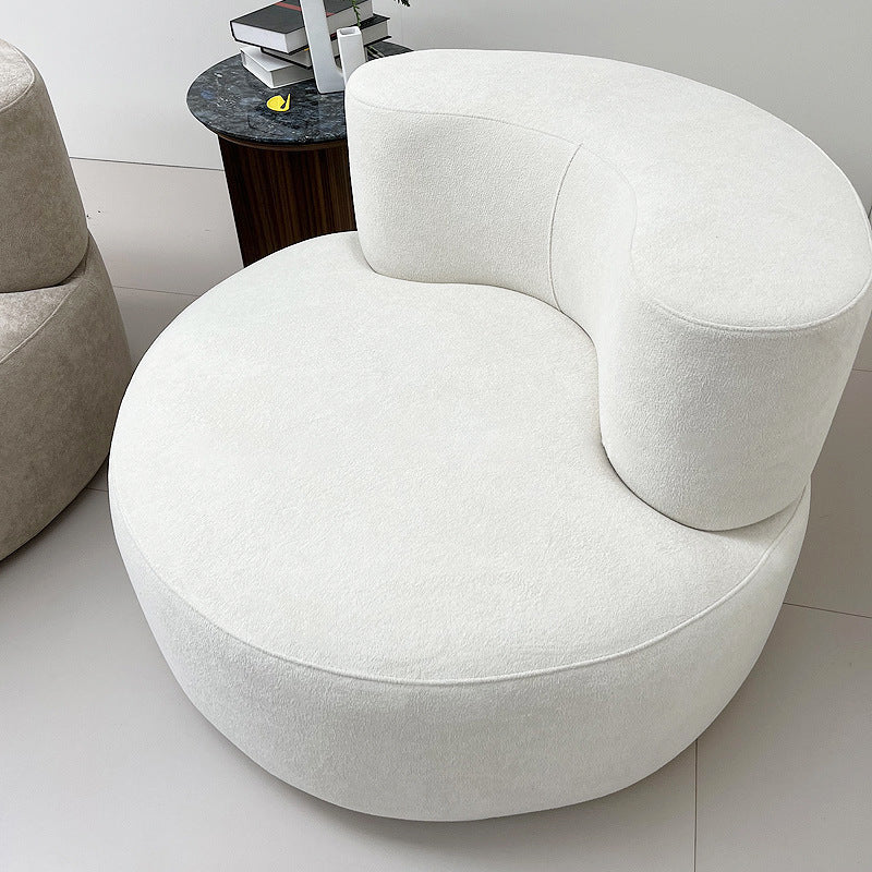 Arc Moon Minimalist Compressed Fabric Sofa