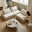 #S03 Compressible Sponge Single Sofa Corduroy Tofu Block Boneless Sofa